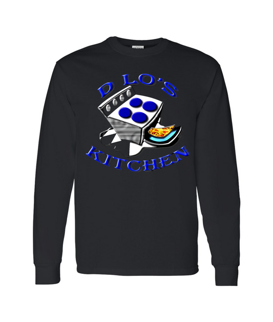 D-Lo's Kitchen - Dlo's Kitchen Logo Original - Black Long Sleeve T