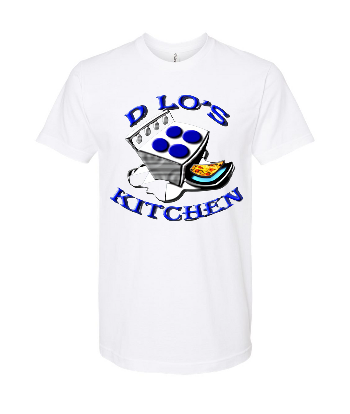 D-Lo's Kitchen - Dlo's Kitchen Logo Original - White T Shirt