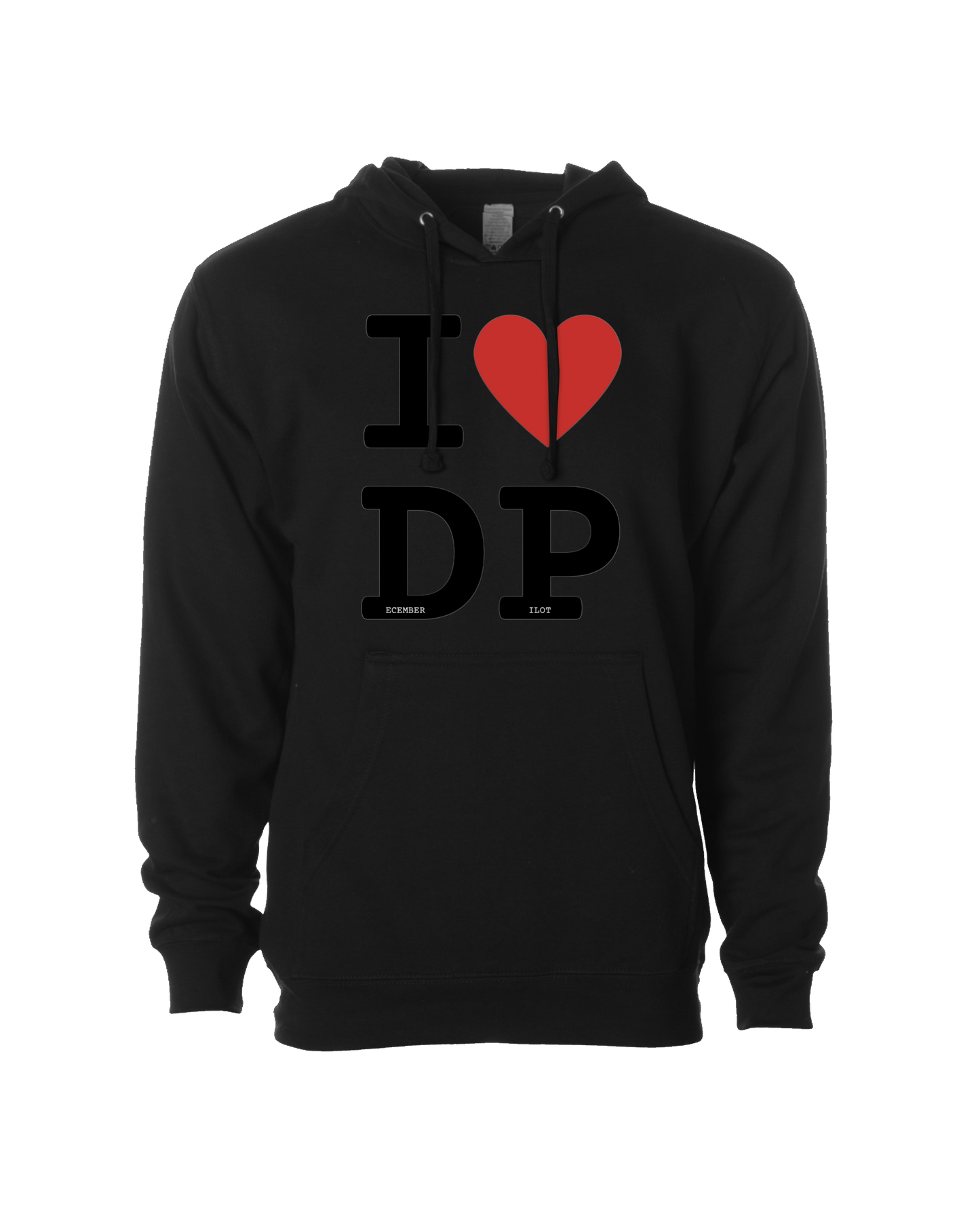 December Pilot - I Love December Pilot - Black Hoodie