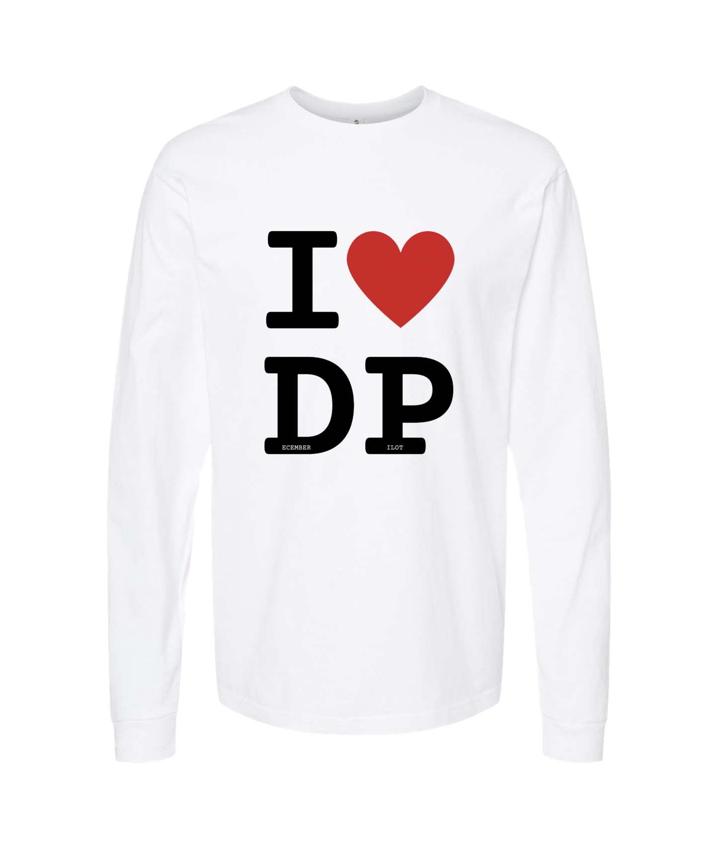 December Pilot - I Love December Pilot - White Long Sleeve T