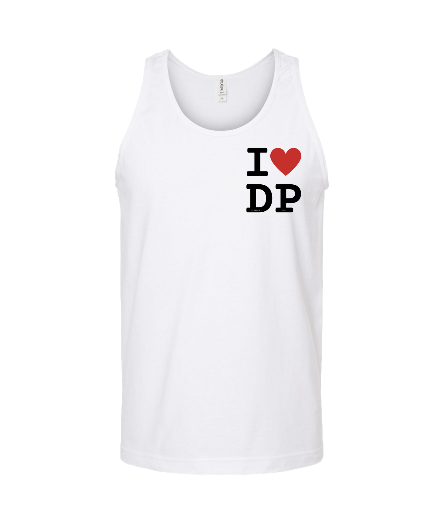 December Pilot - I Love December Pilot - White Tank Top