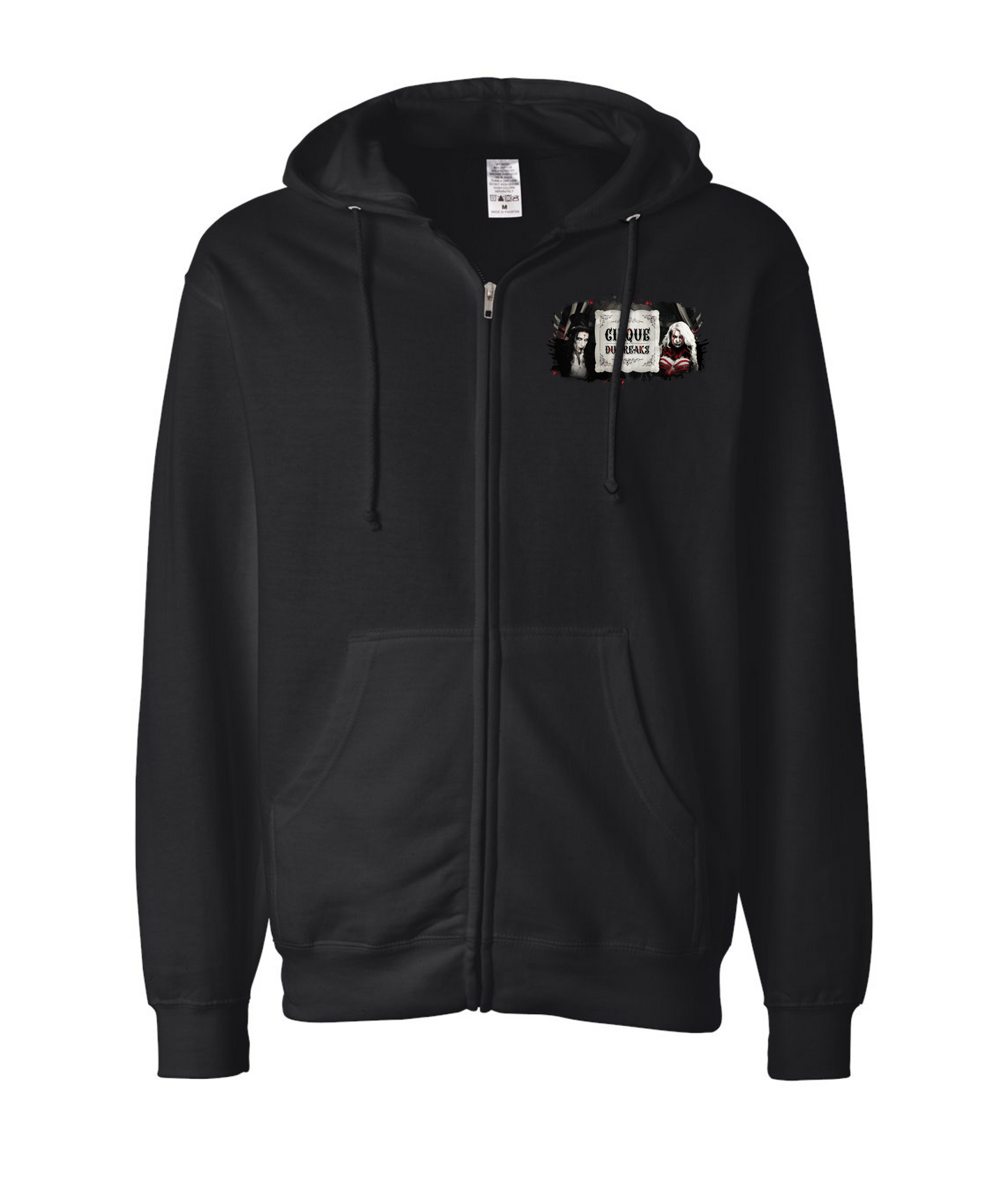 Cirque Du Freaks - CDF - Black Zip Up Hoodie