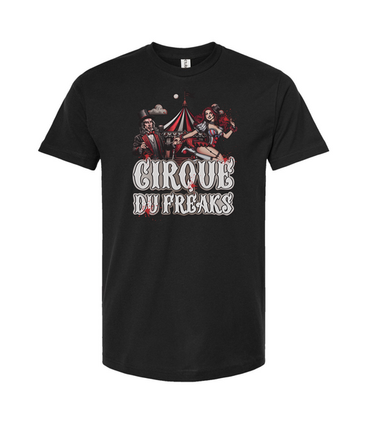 Cirque Du Freaks - Cirque Du Freak Cartoon Character - Black T Shirt