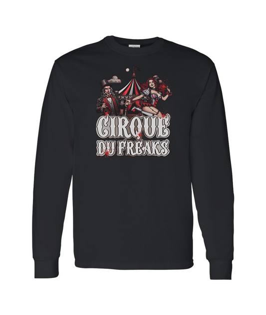 Cirque Du Freaks - Cirque Du Freak Cartoon Character - Black Long Sleeve T