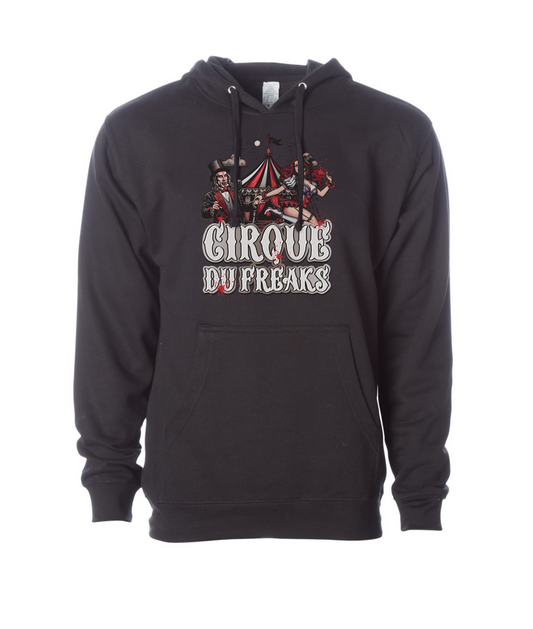 Cirque Du Freaks - Cirque Du Freak Cartoon Character - Black Hoodie