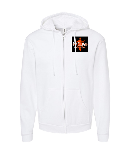 Eastern Tribute Collective Merch - ReAlign - White Zip Up Hoodie