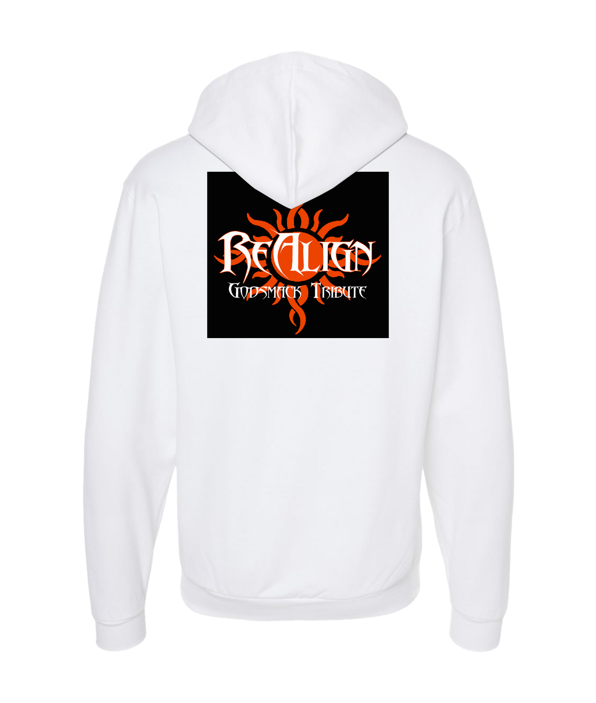 Eastern Tribute Collective Merch - ReAlign - White Zip Up Hoodie