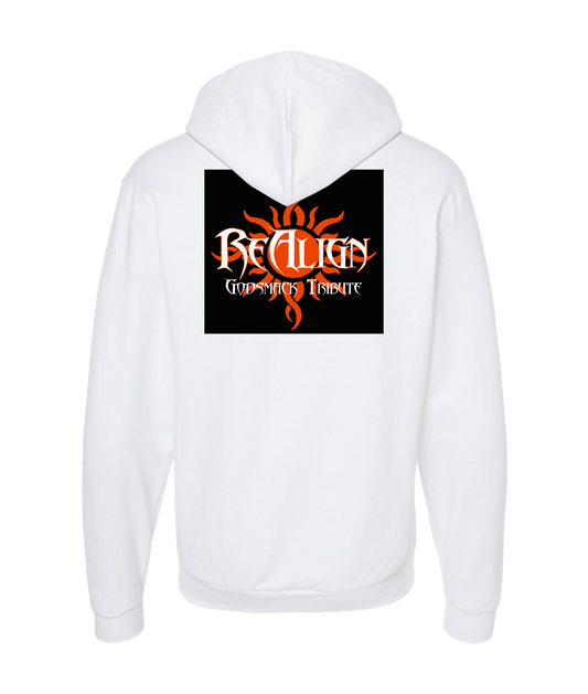 Eastern Tribute Collective Merch - ReAlign - White Zip Up Hoodie