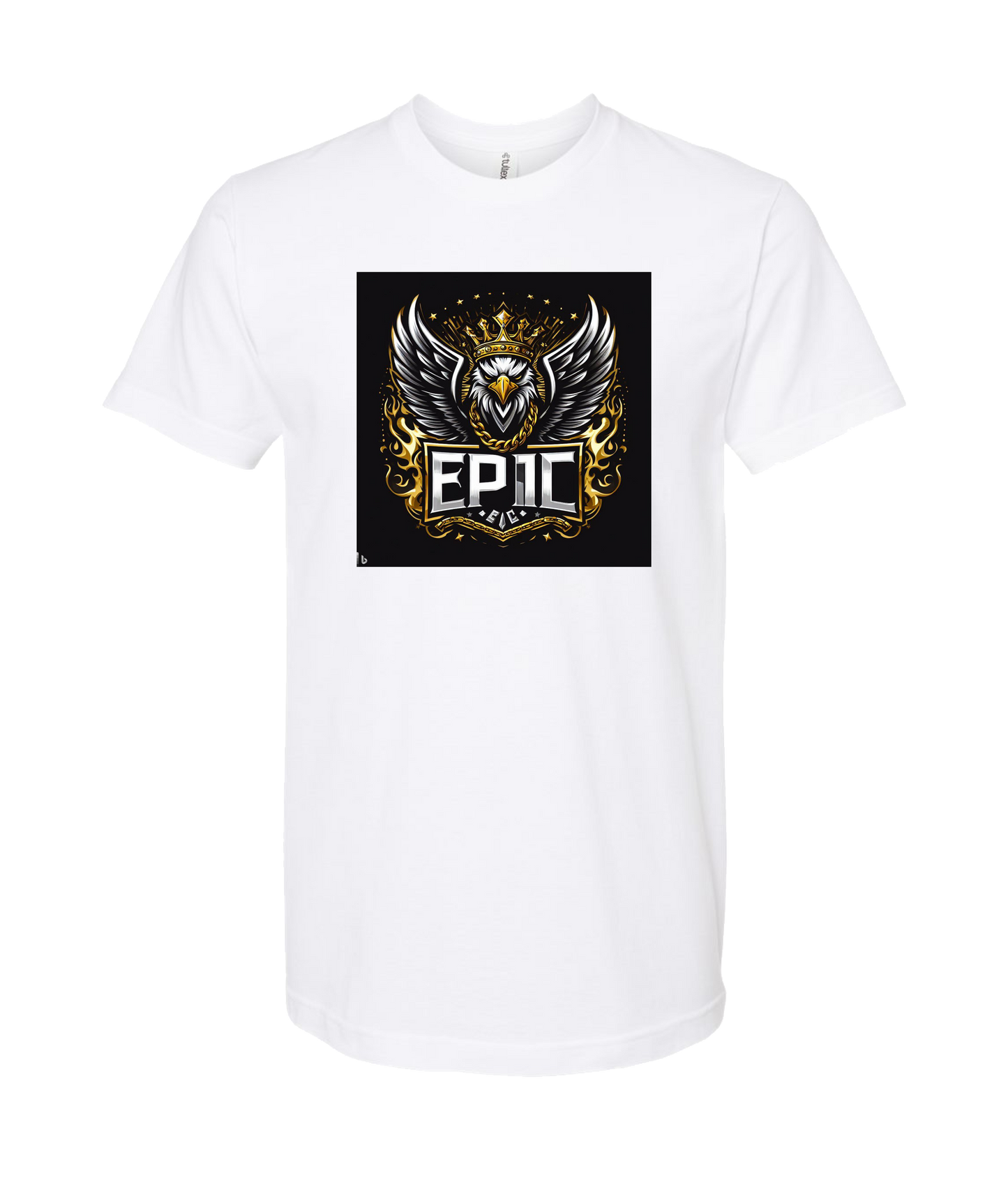PovCiti Apparel - Ep!c Eagle Logo - White T-Shirt