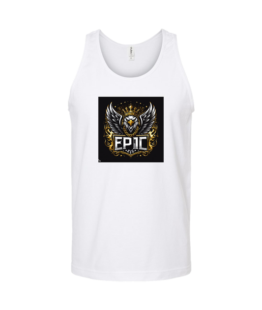 PovCiti Apparel - Ep!c Eagle Logo - White Tank Top
