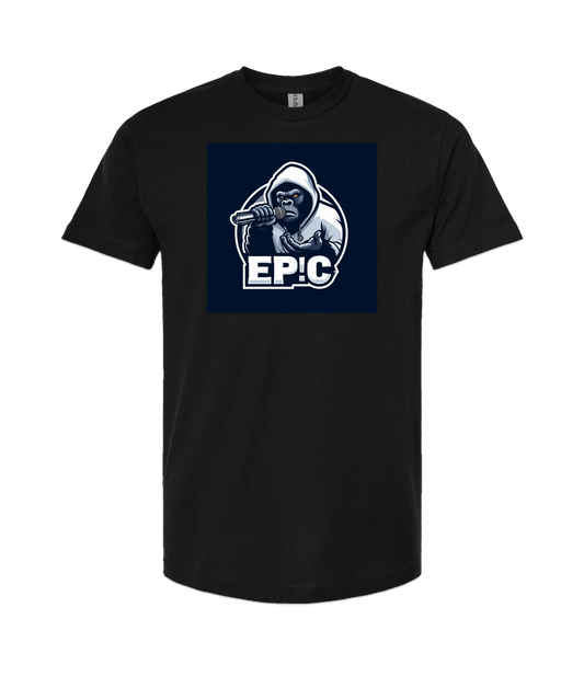 PovCiti Apparel - Ep!c Gorilla Logo - Black T-Shirt