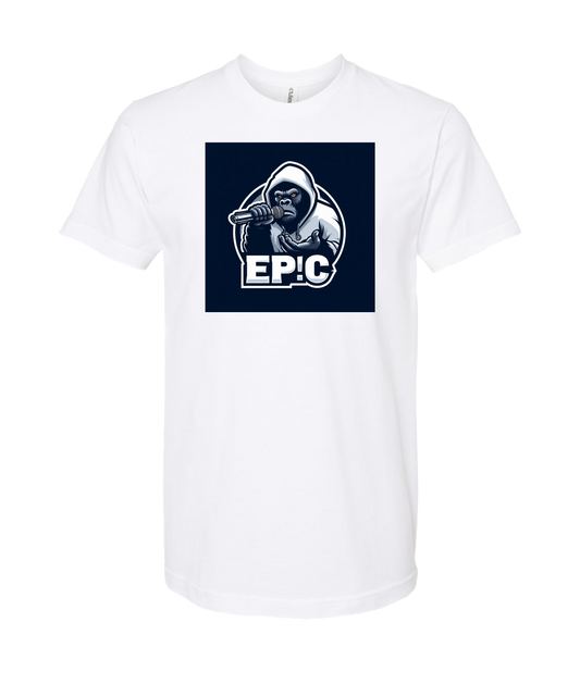 PovCiti Apparel - Ep!c Gorilla Logo - White T-Shirt