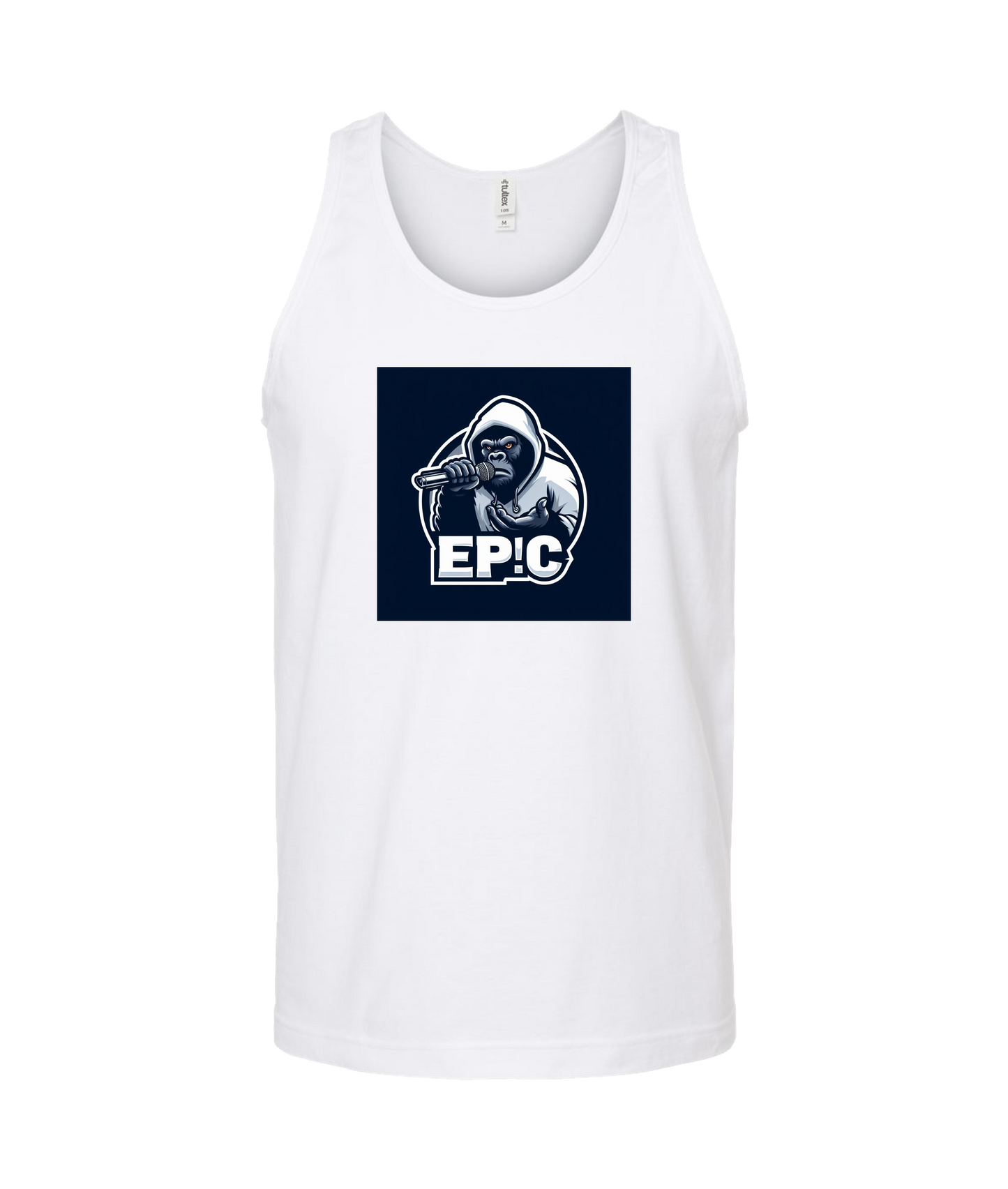 Ep!c of PovCiti - Ep!c Gorilla Logo - White Tank Top