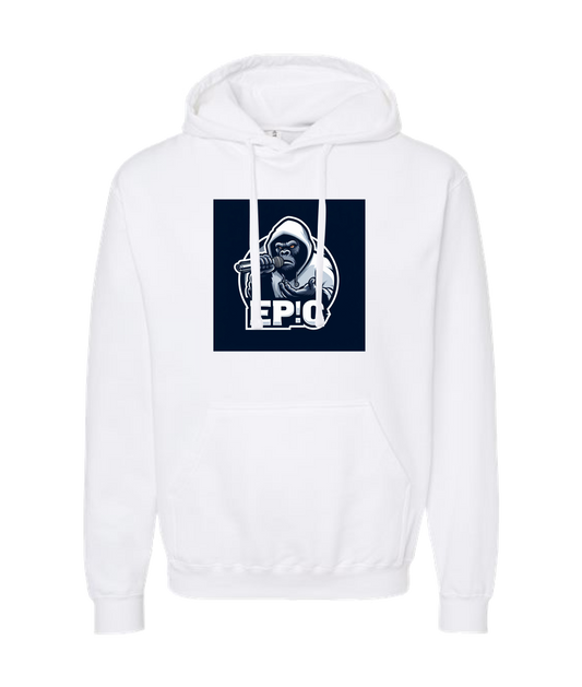 PovCiti Apparel - Ep!c Gorilla Logo - White Hoodie
