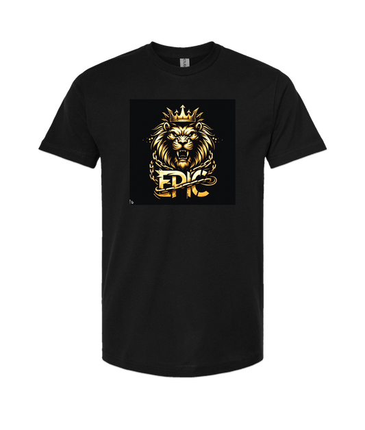 PovCiti Apparel - Ep!c Lion Logo - Black T-Shirt