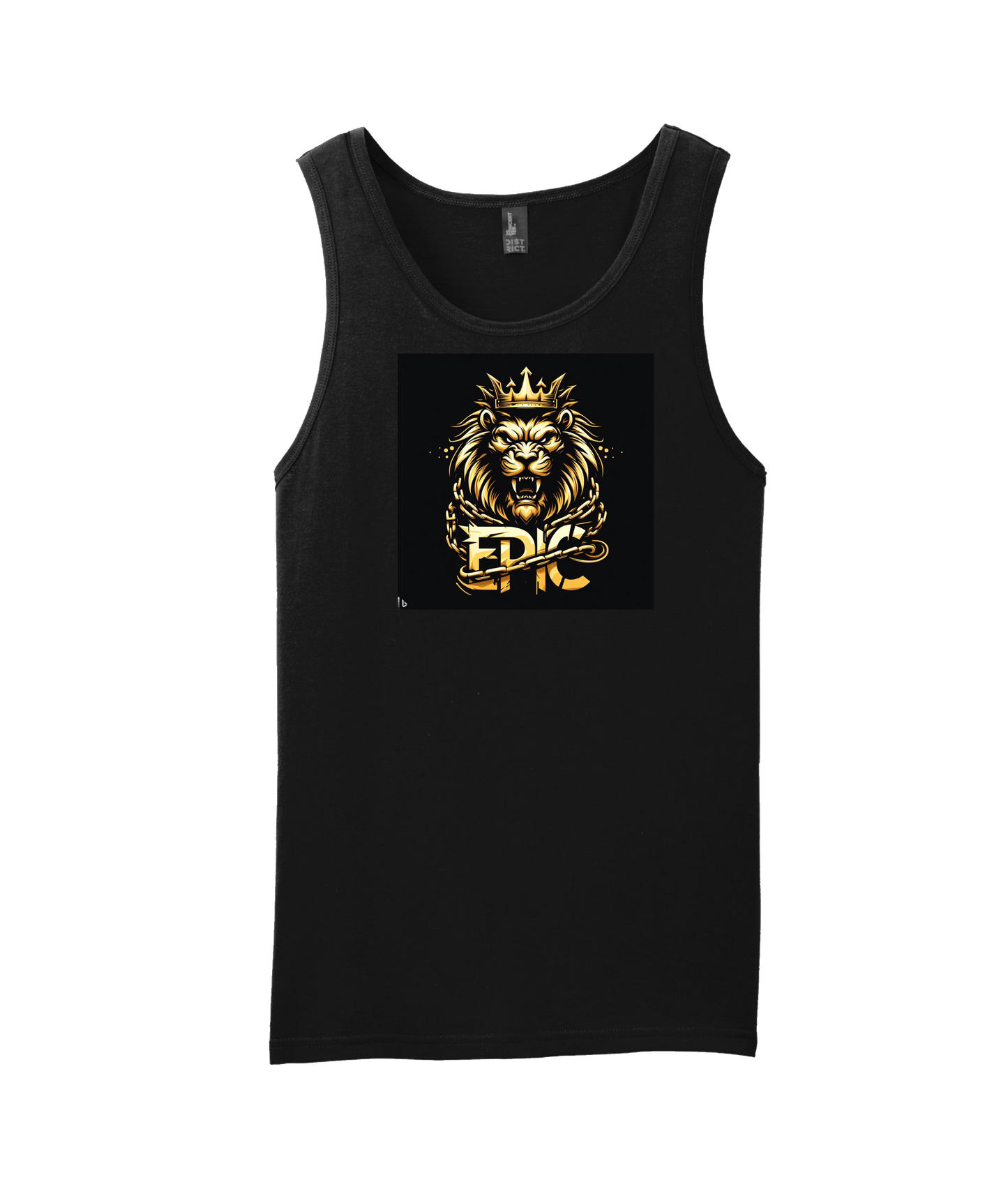 PovCiti Apparel - Ep!c Lion Logo - Black Tank Top