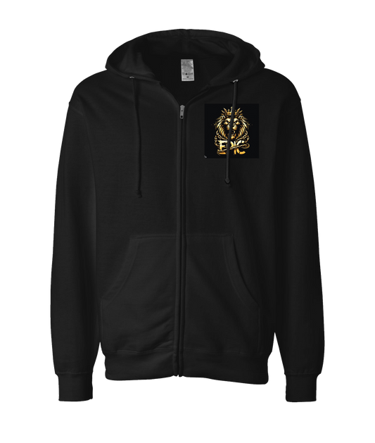 PovCiti Apparel - Ep!c Lion Logo - Black Zip Up Hoodie