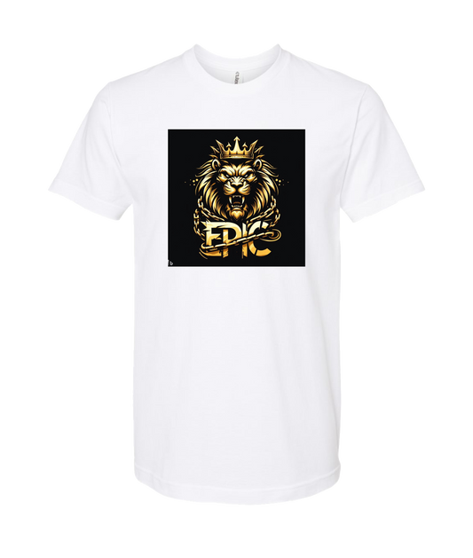 PovCiti Apparel - Ep!c Lion Logo - White T-Shirt