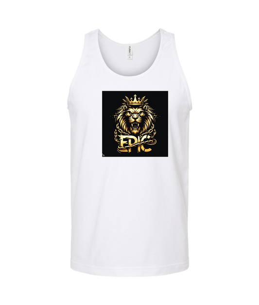 PovCiti Apparel - Ep!c Lion Logo - White Tank Top