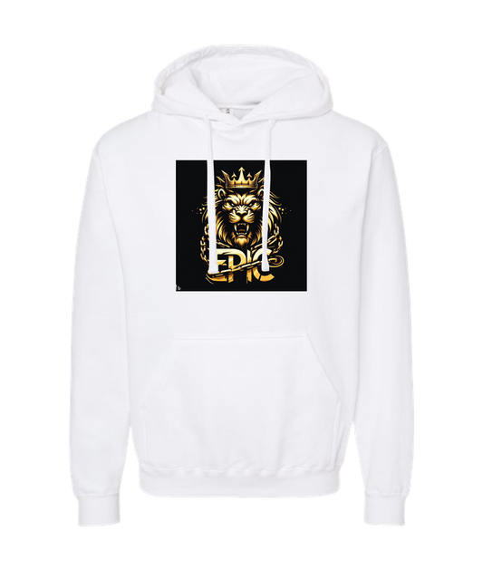 PovCiti Apparel - Ep!c Lion Logo - White Hoodie