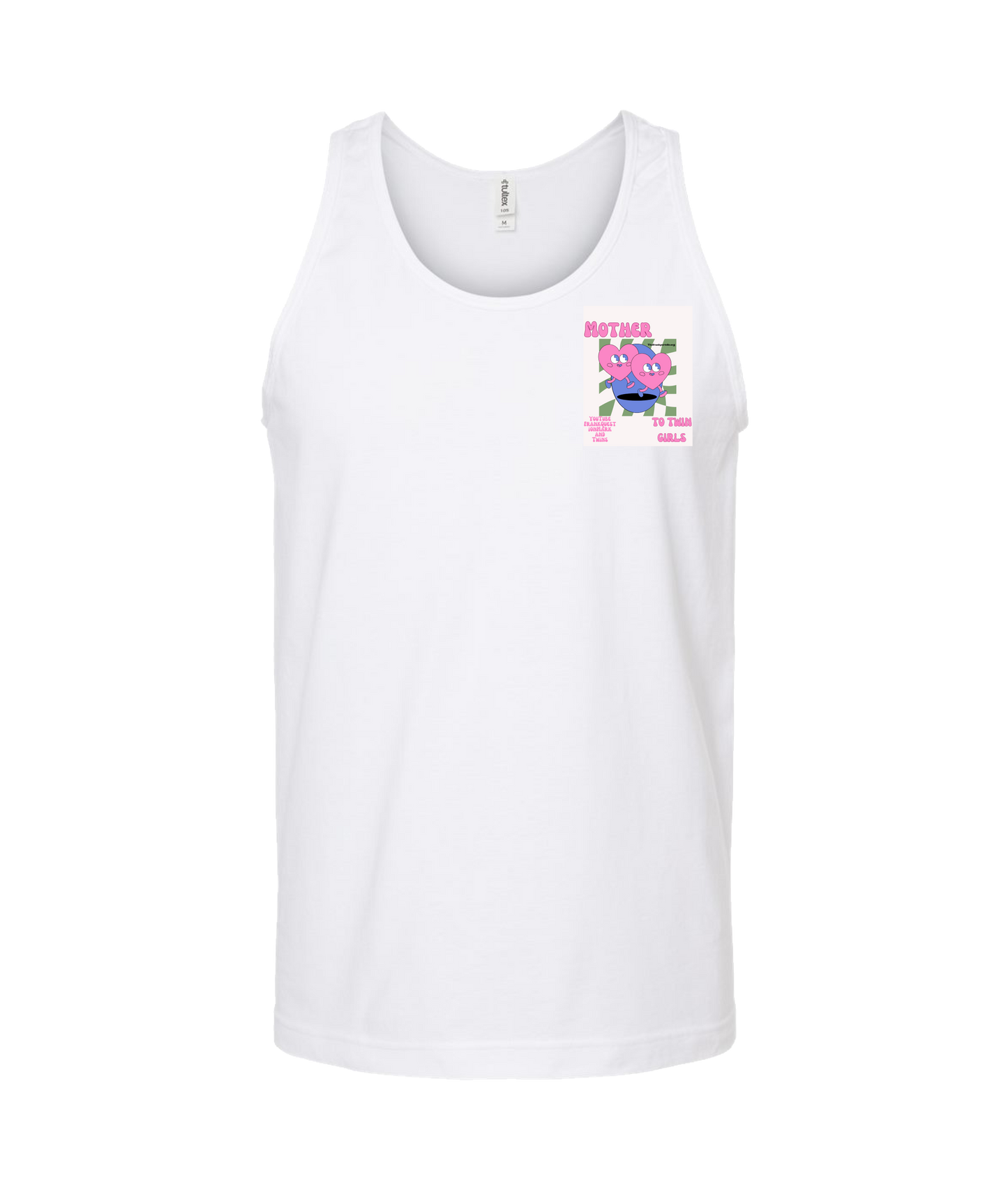 FRANK? Piccolella - Frank Question Mark and Twins 2 - White Tank Top