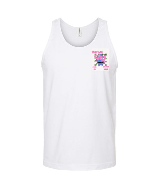 FRANK? Piccolella - Frank Question Mark and Twins 2 - White Tank Top