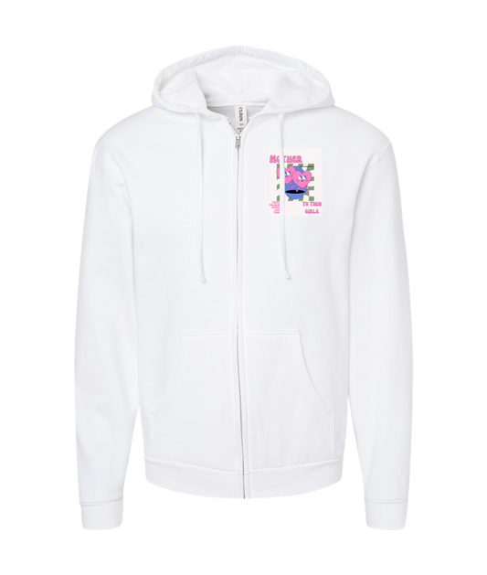 Frank Question Mark Productions - Frank Question Mark and Twins 2 - White Zip Up Hoodie