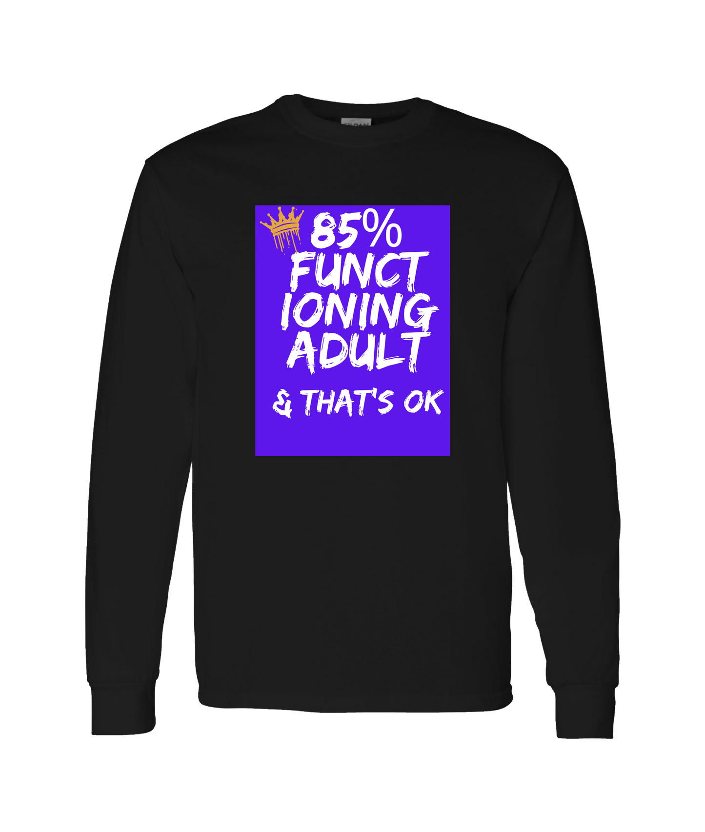 Frank Question Mark Productions - 85 - Black Long Sleeve T