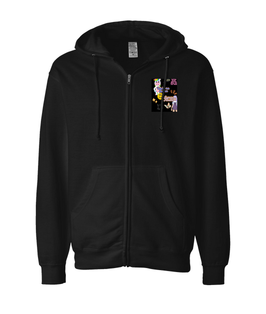 Frank Question Mark Productions - YouTube and The Twins - Black Zip Up Hoodie