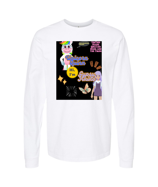 Frank Question Mark Productions - YouTube and The Twins - White Long Sleeve T