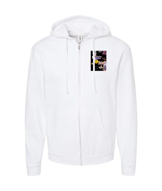 Frank Question Mark Productions - YouTube and The Twins - White Zip Up Hoodie