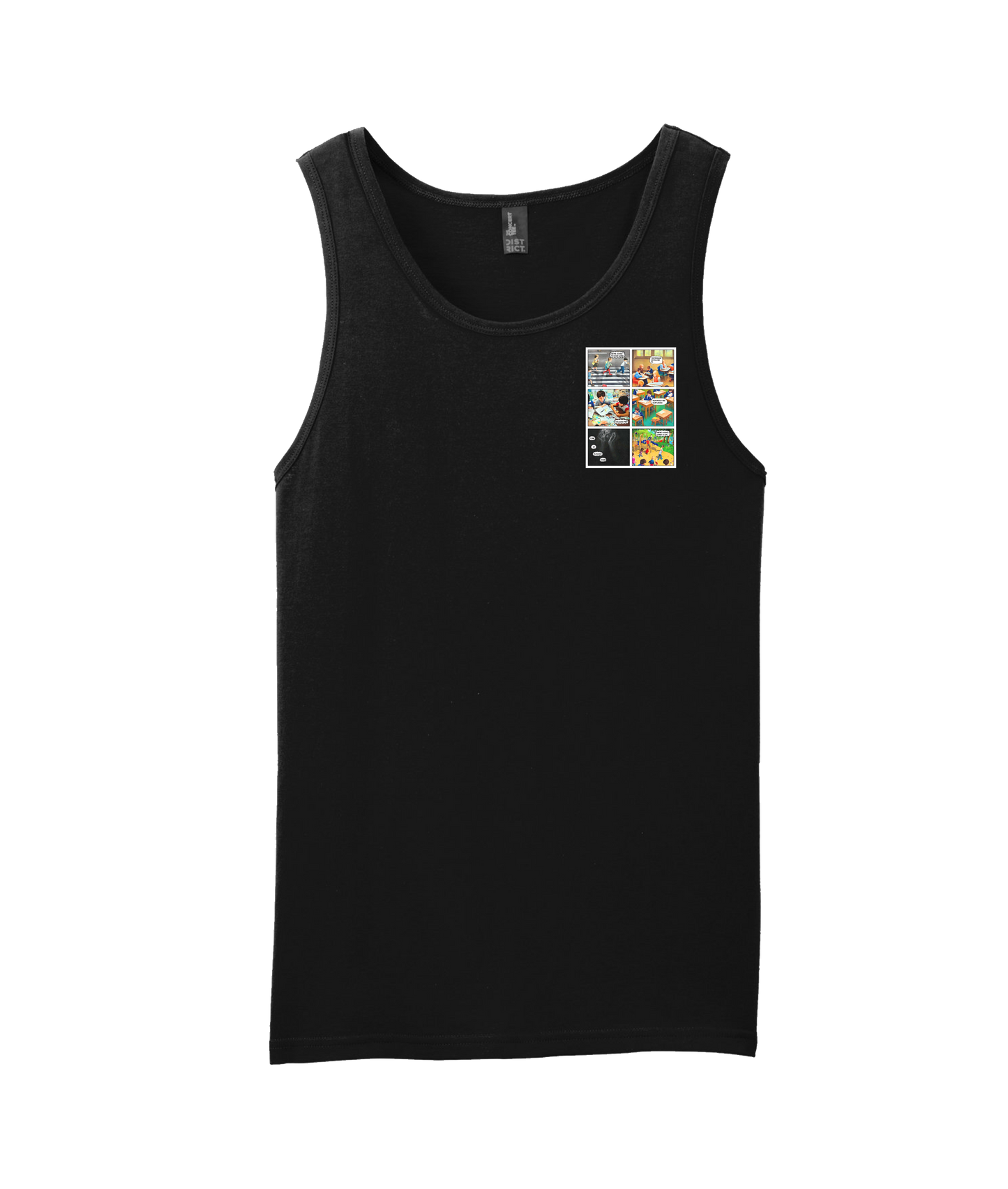 Frank Question Mark Productions - Frank Piccolella's Story Covers - Black Tank Top