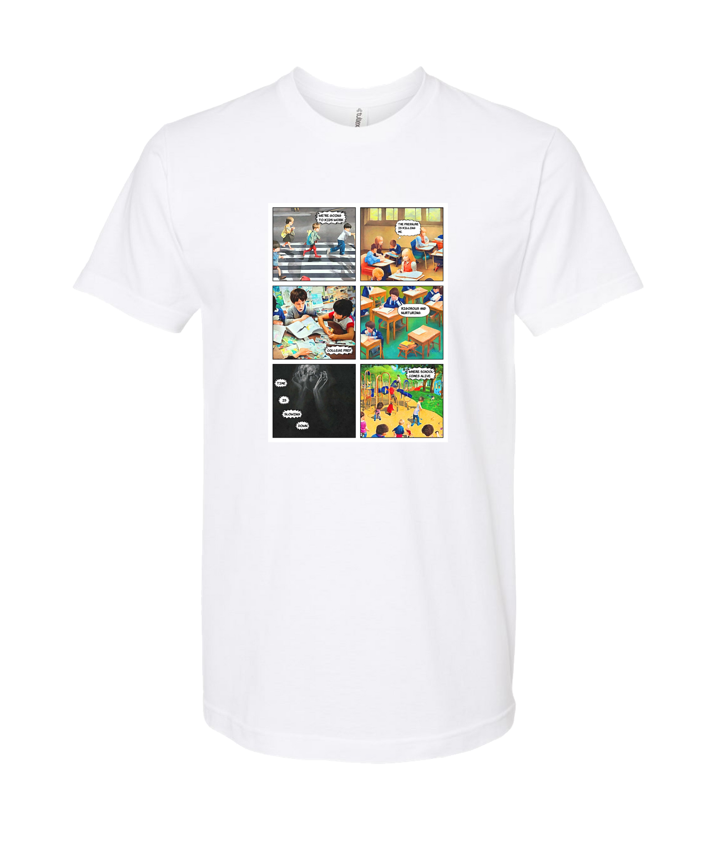 Frank Question Mark Productions - Frank Piccolella's Story Covers - White T-Shirt