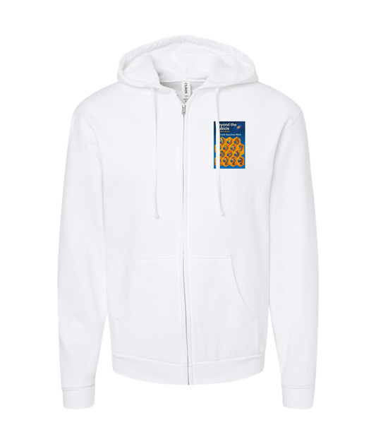 Frank Question Mark Productions - BEYOND THE CUBICLE - White Zip Up Hoodie