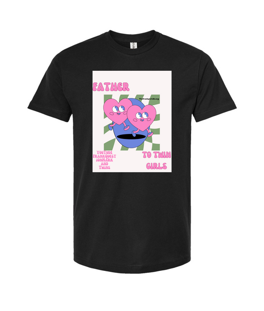 Frank Question Mark Productions - Frank Question Mark and Twins - Black T-Shirt