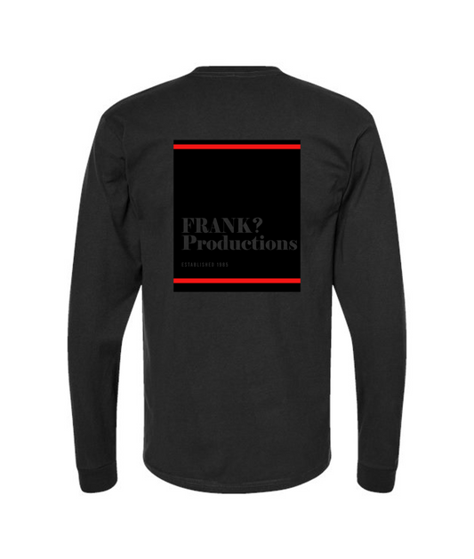 Frank Question Mark Productions - Frank Question Mark and Twins - Black Long Sleeve T