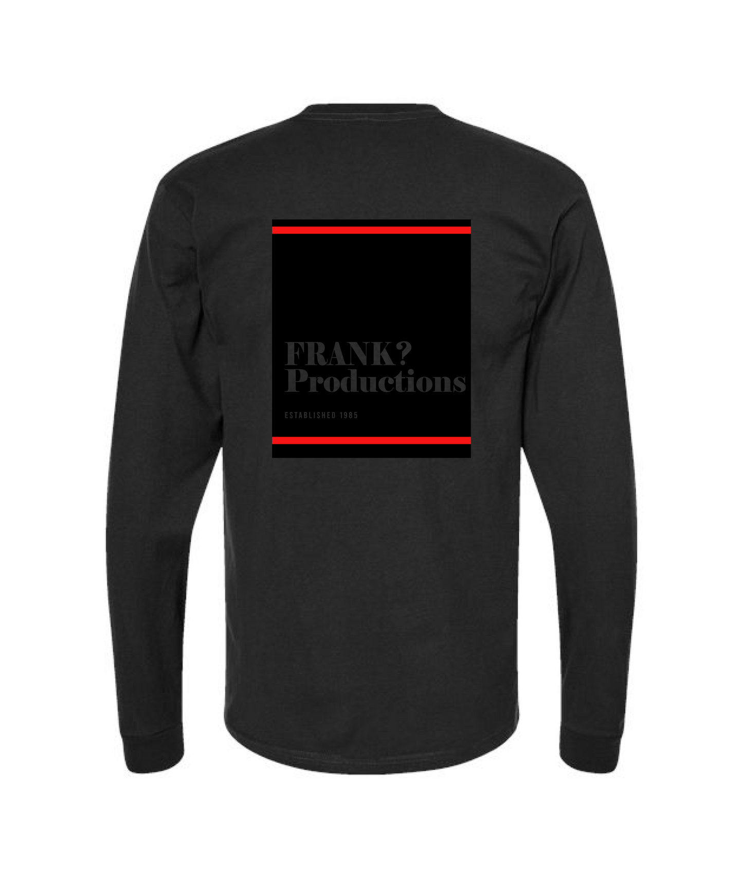 FRANK? Piccolella - Frank Question Mark and Twins - Black Long Sleeve T