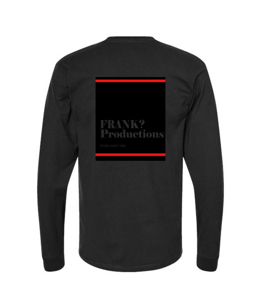 FRANK? Piccolella - Frank Question Mark and Twins - Black Long Sleeve T