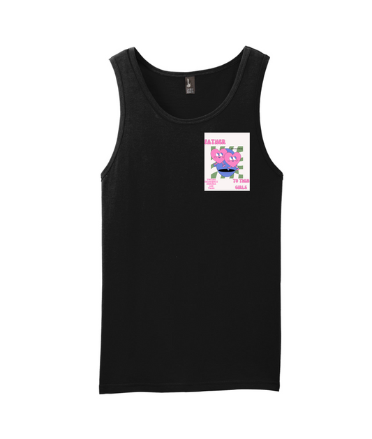 FRANK? Piccolella - Frank Question Mark and Twins - Black Tank Top