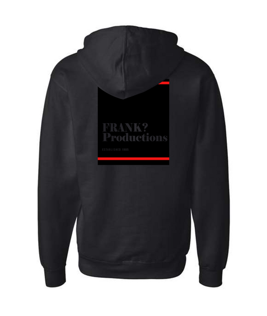Frank Question Mark Productions - Frank Question Mark and Twins - Black Zip Up Hoodie