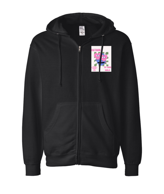 FRANK? Piccolella - Frank Question Mark and Twins - Black Zip Up Hoodie