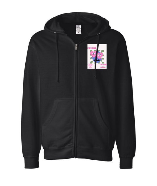 Frank Question Mark Productions - Frank Question Mark and Twins - Black Zip Up Hoodie