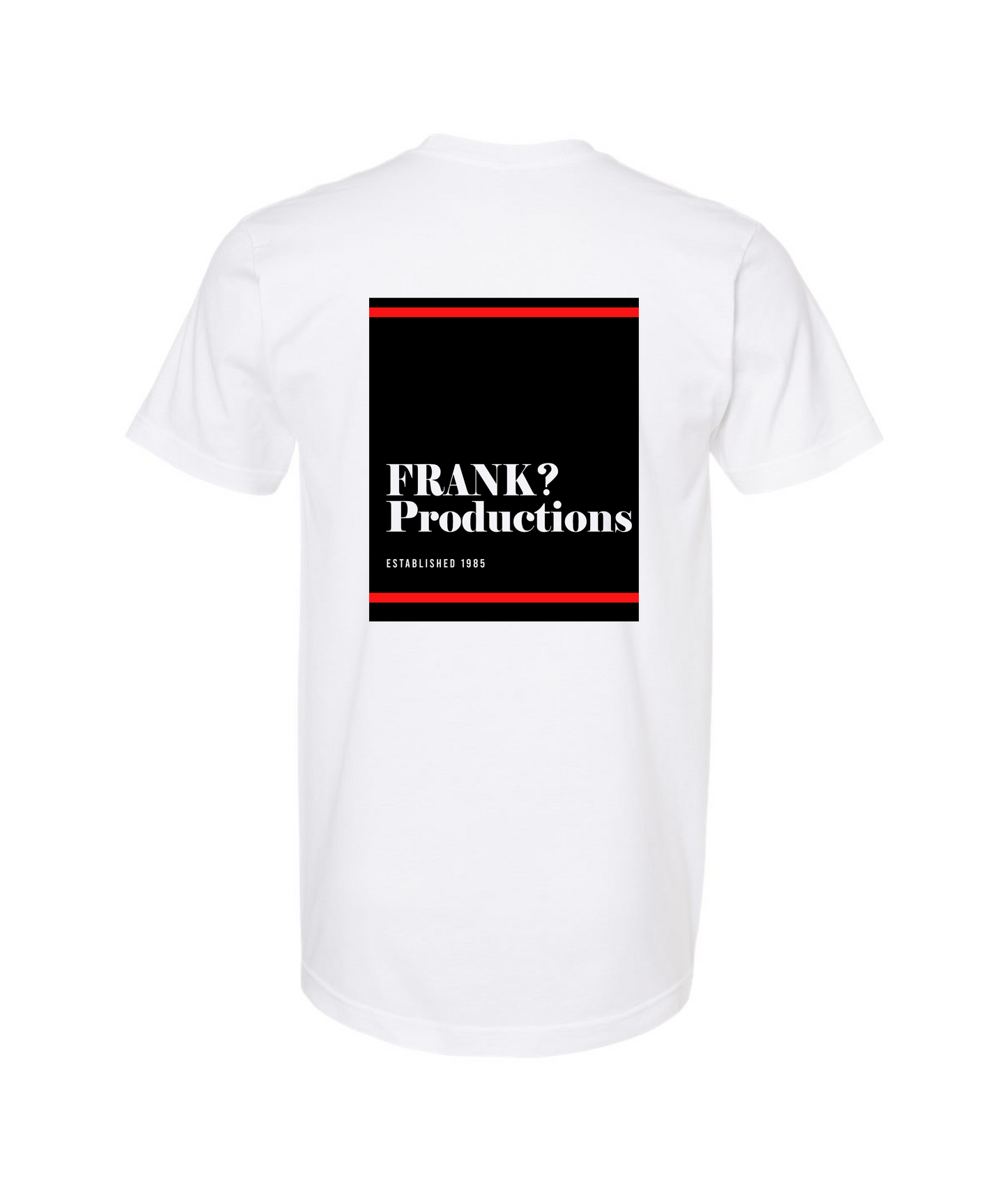 Frank Question Mark Productions - Frank Question Mark and Twins - White T-Shirt