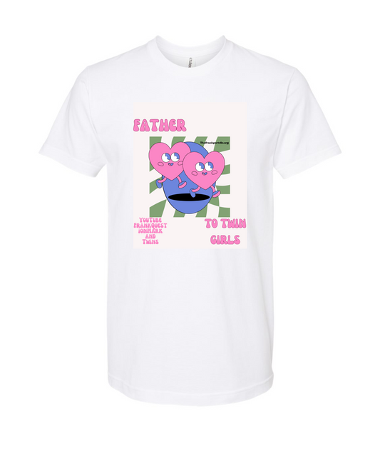Frank Question Mark Productions - Frank Question Mark and Twins - White T-Shirt