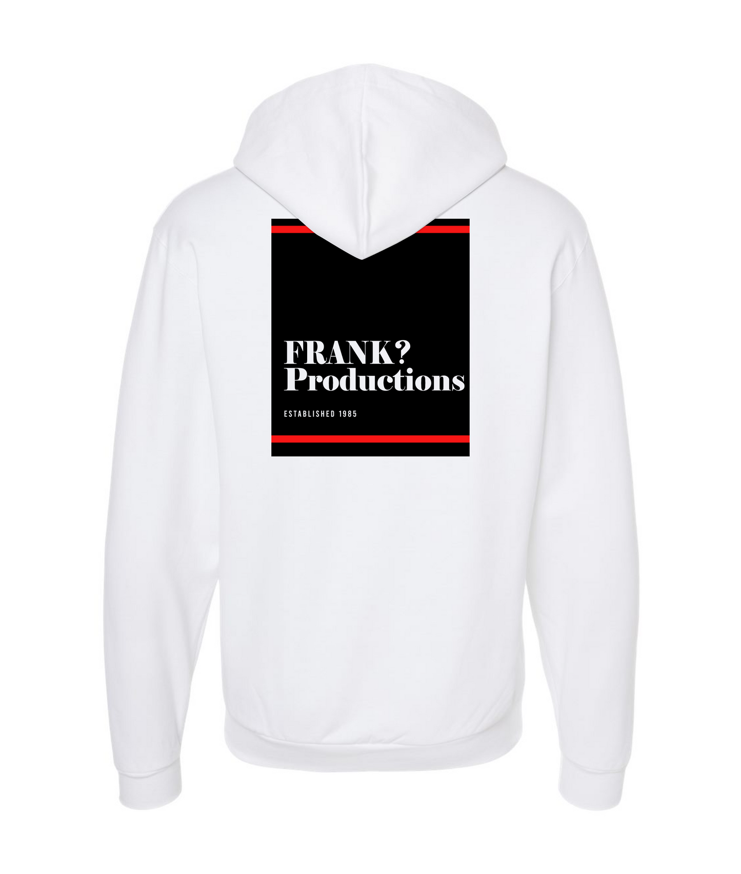 Frank Question Mark Productions - Frank Question Mark and Twins - White Zip Up Hoodie