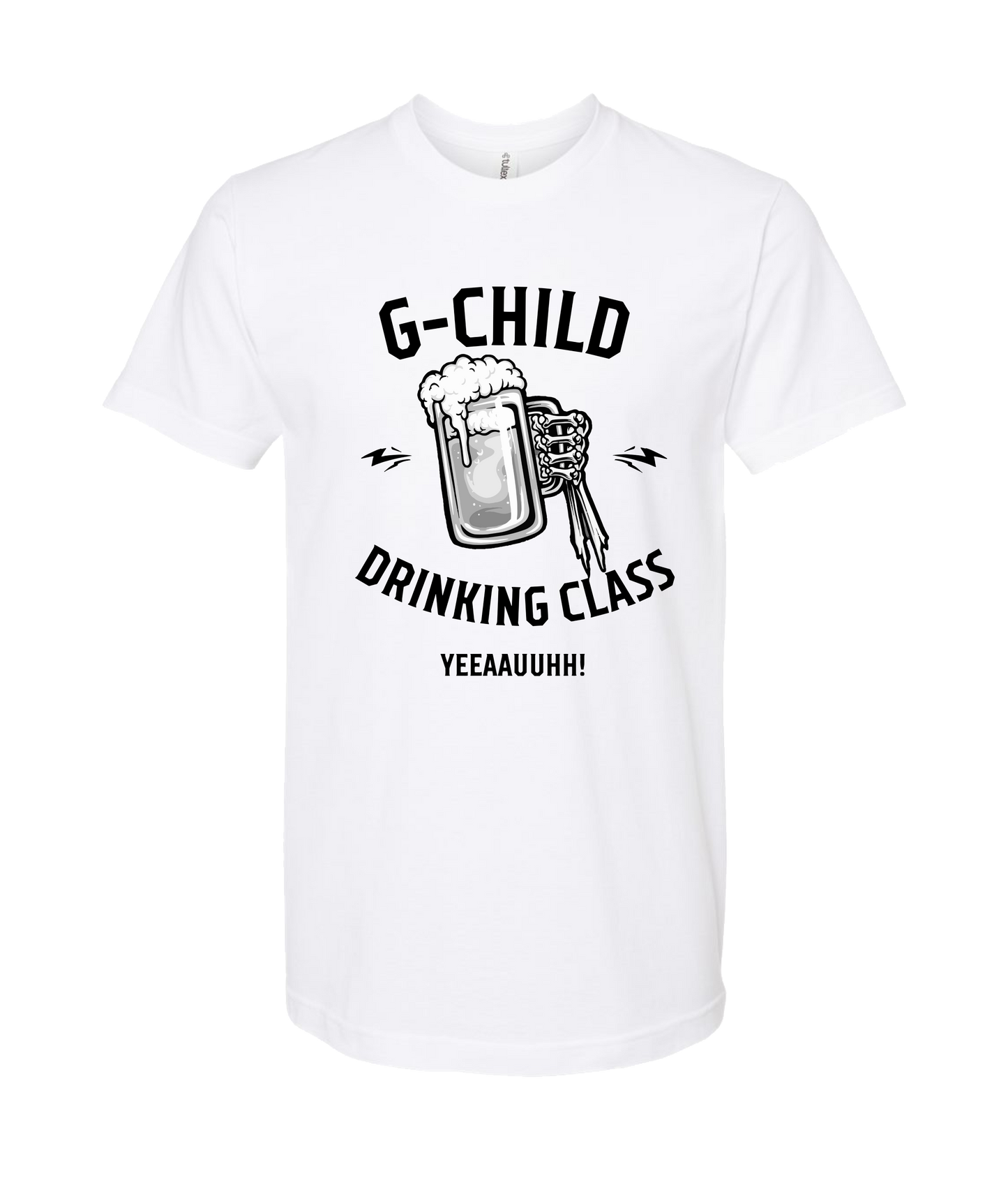 V-GCHTOP - DRINKING CLASS - White T Shirt