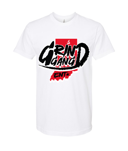 GRIND GANG ENT. LLC - INDIANA GRIND 3 - White T-Shirt