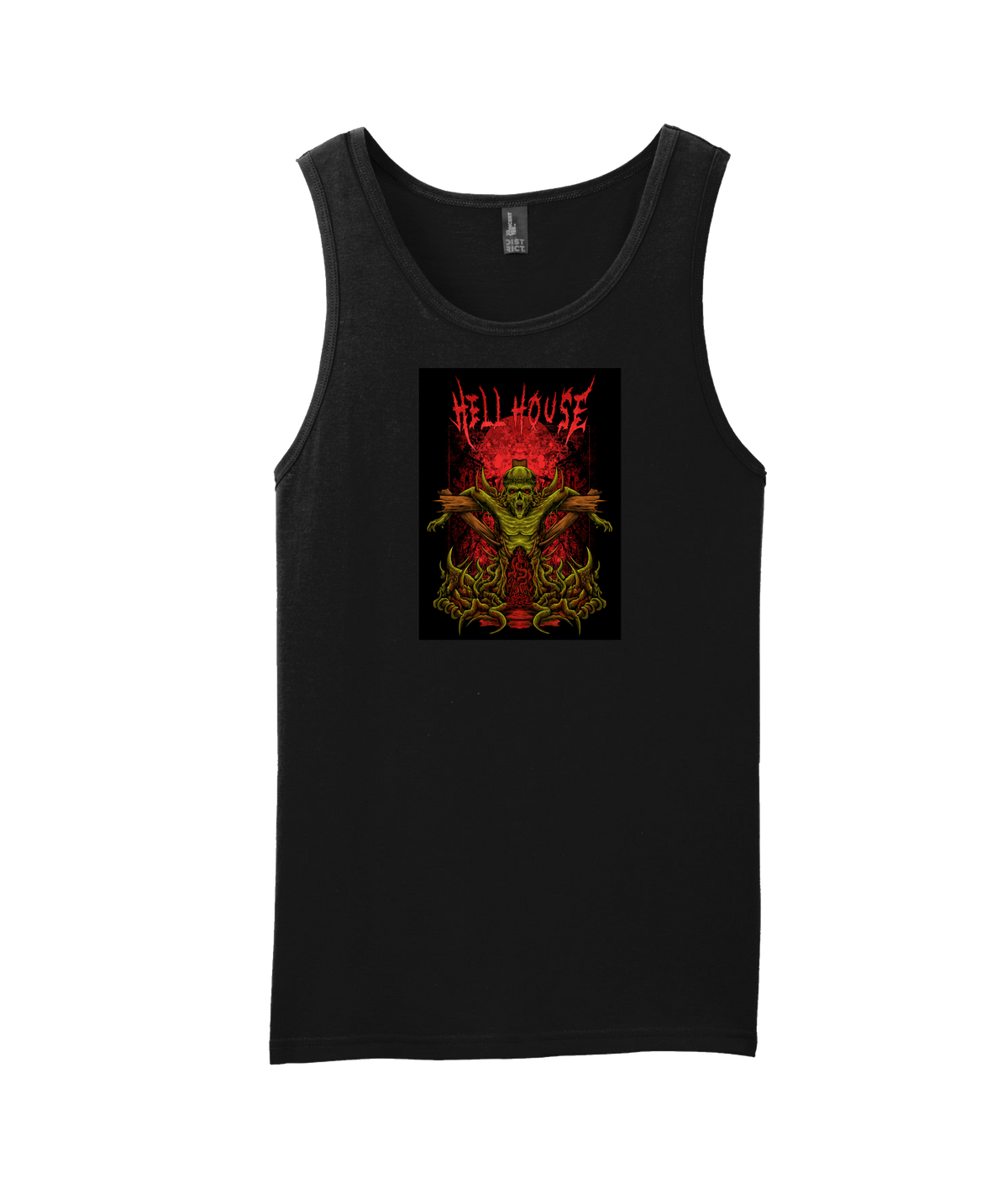 V-HELLTOP - LIBSS - Black Tank Top