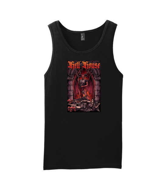 V-HELLTOP - Devil VS Michael  - Black Tank Top