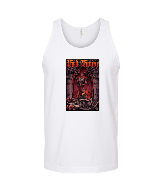 V-HELLTOP - LIBSS - White Tank Top